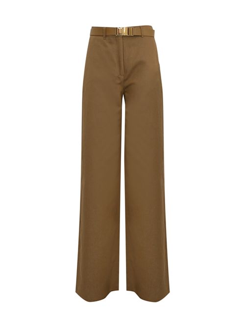Pantalone Murge in cotone e lino Avana MAX MARA STUDIO | 2516131141600005